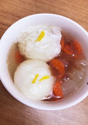 サッパリ梅入りお雑煮-レシピのメイン写真