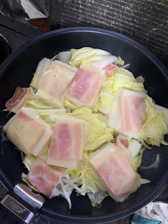 白菜とお餅で簡単蒸し-レシピのメイン写真