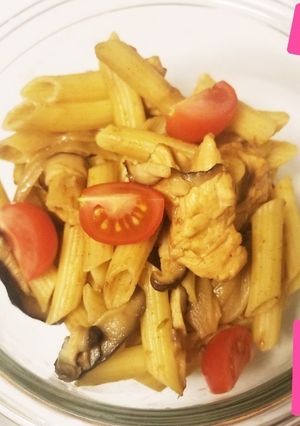 白菜&椎茸チキンカレーのペンネ添え☆-レシピのメイン写真