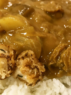 かりふわ♪ベビーほたてのフライカレー-レシピのメイン写真