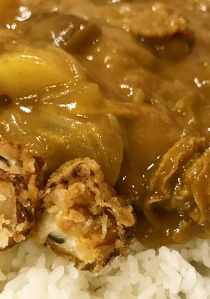 かりふわ♪ベビーほたてのフライカレー-レシピのメイン写真
