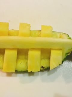 パイナップルのカット・飾り切り-レシピのメイン写真