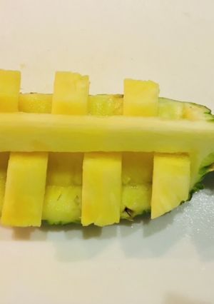 パイナップルのカット・飾り切り-レシピのメイン写真