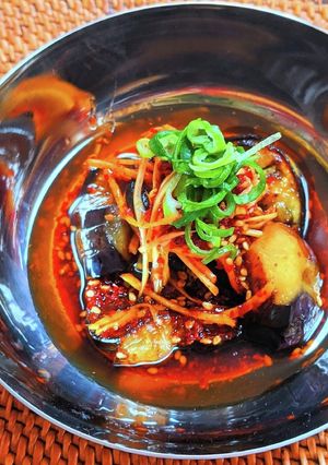 韓国風茄子の和え物-レシピのメイン写真