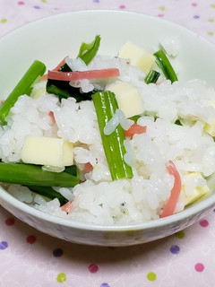 簡単酢飯のチーズ入り混ぜごはん-レシピのメイン写真