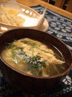 *簡単*三つ葉のかき玉汁*-レシピのメイン写真