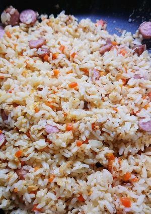 冷蔵庫の余り物チャーハン-レシピのメイン写真