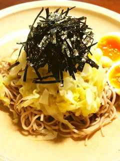 キャベツのざる蕎麦 発酵玉葱-レシピのメイン写真