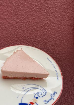 ハワイアン　ピンクチーズケーキ-レシピのメイン写真