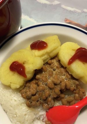 くまさんポテト乗っけ納豆丼-レシピのメイン写真