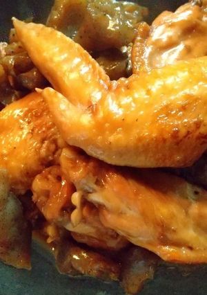 手羽先とこんにゃくの甘露煮-レシピのメイン写真