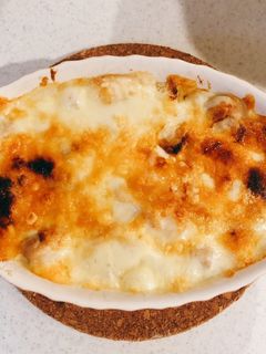 シチューリメイク!パン耳グラタン-レシピのメイン写真