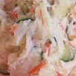 冷凍里芋とクリームチーズのサラダ