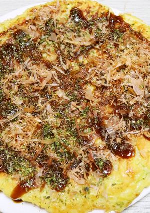 大麦入りお好み焼き【ＪＡ福井県】-レシピのメイン写真