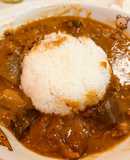 豆の缶詰＆ココナッツミルクチキンカレー