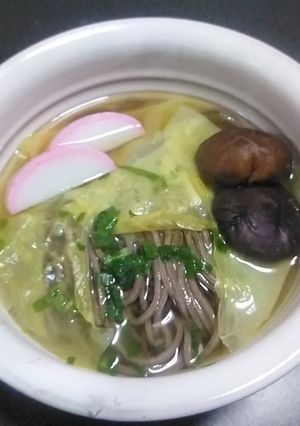 比叡山坂本、日吉そばの「古代そば」もどき-レシピのメイン写真