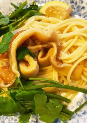 生のホヤのパスタ-レシピのメイン写真