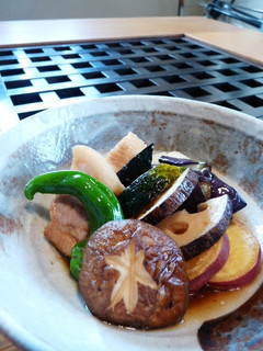秋野菜と豚の揚げ浸し-レシピのメイン写真
