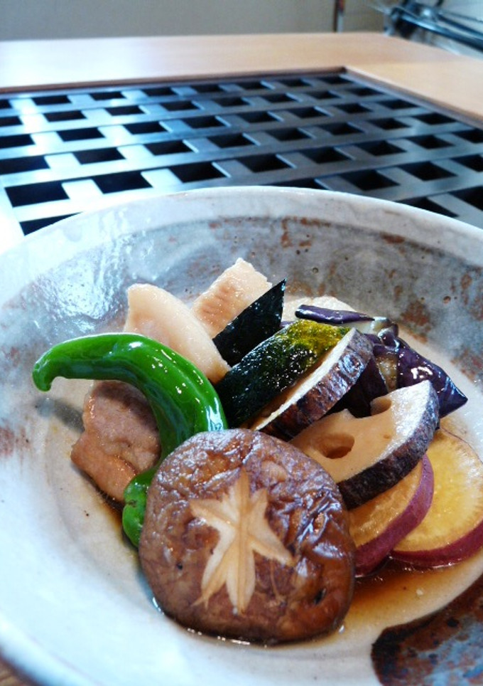 秋野菜と豚の揚げ浸し-レシピのメイン写真
