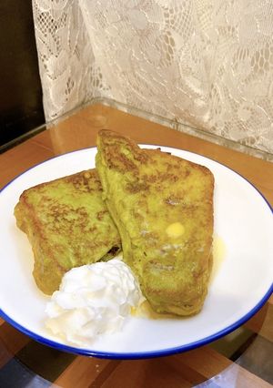 ふわとろ♡青汁フレンチトースト-レシピのメイン写真