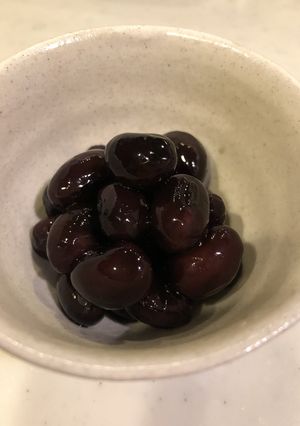 甘さ控えめ限界の黒豆煮(簡単漬け込み煮)-レシピのメイン写真
