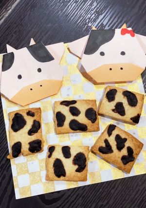 簡単★サクサクうし柄クッキー-レシピのメイン写真