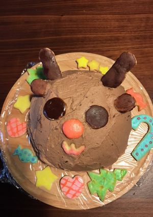 トナカイさんのケーキ-レシピのメイン写真