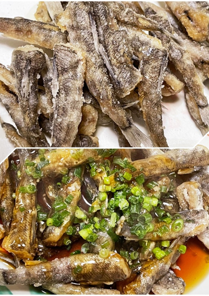 アオメエソ（メヒカリ）唐揚げと甘酢餡かけ-レシピのメイン写真