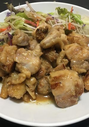 初心者でも簡単！鶏肉の塩麴炒め-レシピのメイン写真