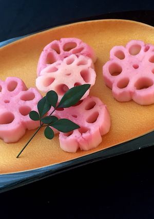 花レンコン　ピンクの酢ばす-レシピのメイン写真