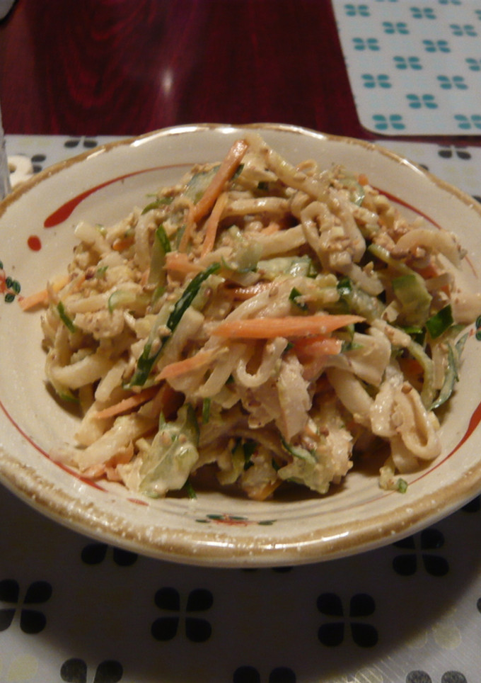 野菜のみょうが味噌マヨ和え-レシピのメイン写真