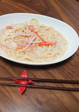 ☆電子レンジだけ☆めんつゆマヨうどん-レシピのメイン写真