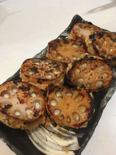 レンコンのはさみ焼き 豆腐入りでヘルシー-レシピのメイン写真