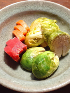 芽キャベツの糠漬け-レシピのメイン写真
