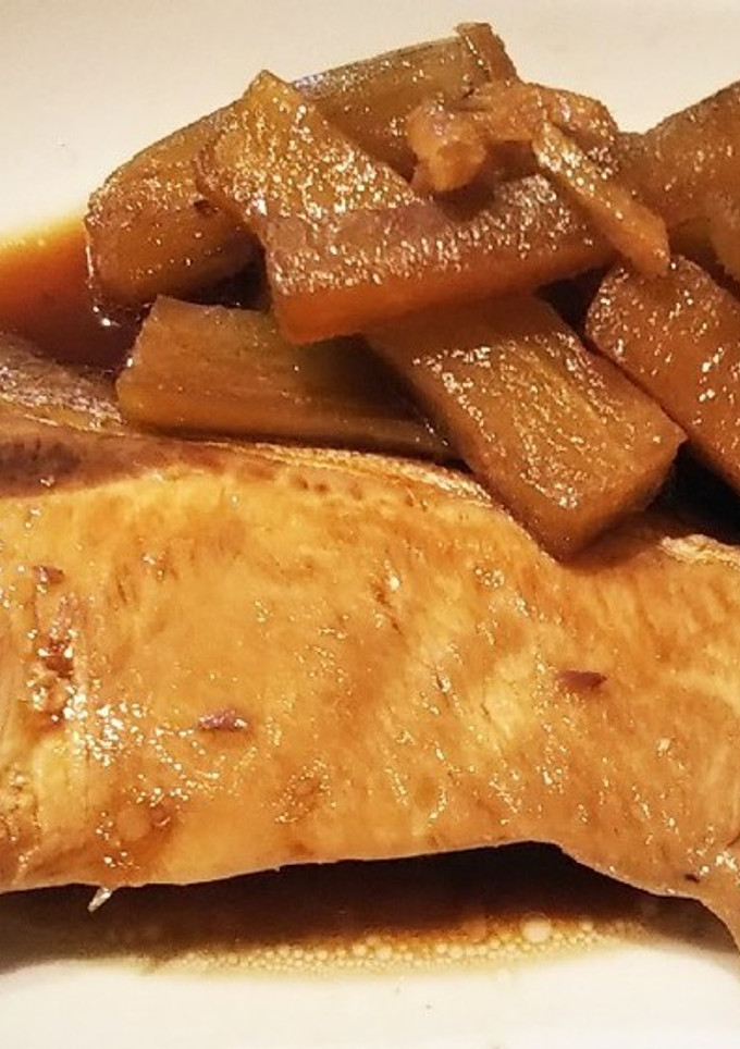 魚とヤーコンの煮付け-レシピのメイン写真