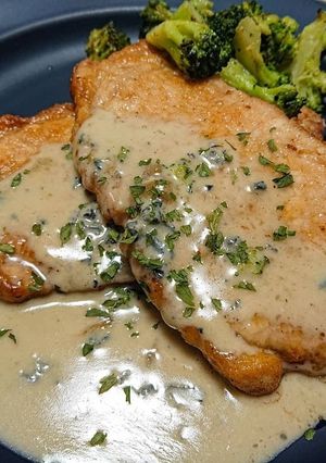 本格！豚肉のソテーゴルゴンゾーラソース-レシピのメイン写真