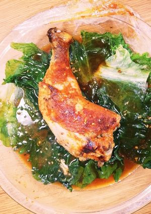 タンドリーチキン風冷凍骨付き鳥モモ肉-レシピのメイン写真
