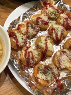 我が家の味!チキンナゲットでピザアレンジ-レシピのメイン写真