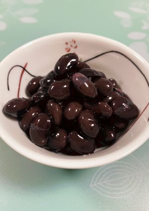 圧力鍋でかなり甘さ控えめの黒豆煮-レシピのメイン写真