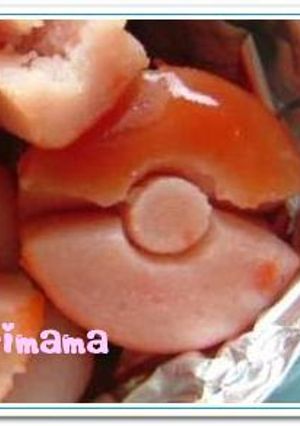 モンスターボールウインナー（キャラ弁）-レシピのメイン写真