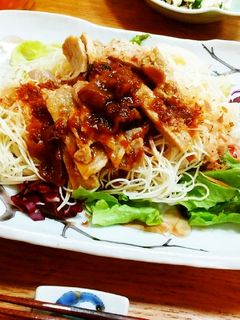 リメイク☆豚の生姜焼きでスタミナ素麺-レシピのメイン写真