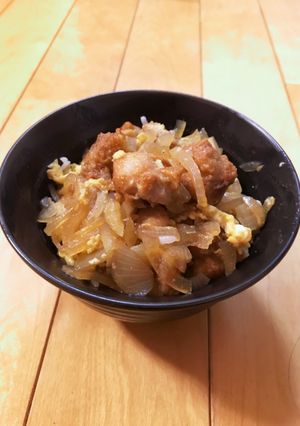 冷凍唐揚げの親子丼♪簡単時短♪-レシピのメイン写真