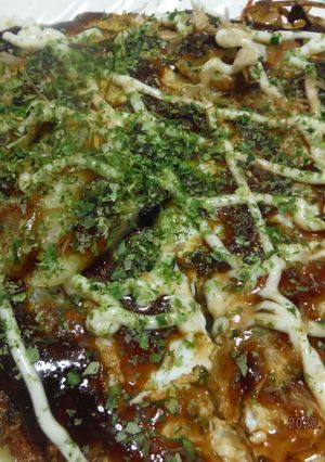 フライパンで簡単お好み焼き-レシピのメイン写真