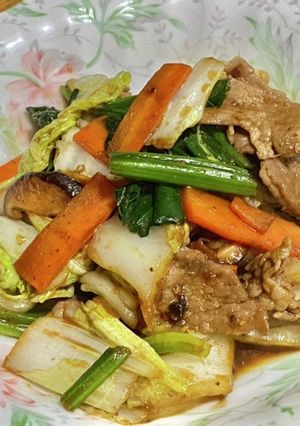 白菜の甘辛味噌炒め-レシピのメイン写真