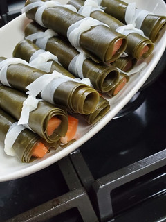 鮭刺身用で昆布巻-レシピのメイン写真