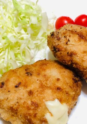 豚ひき肉のチーズトンカツ-レシピのメイン写真
