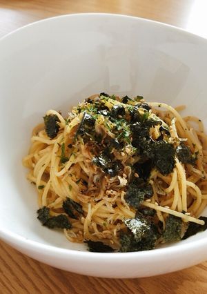 しらすと青のりのバター醤油パスタ-レシピのメイン写真