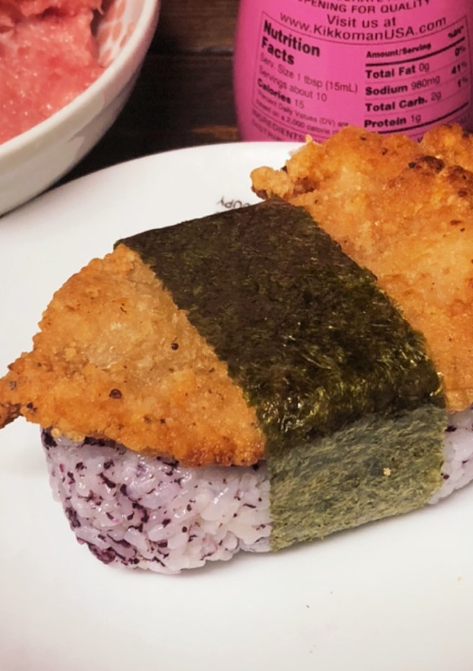 ハワイの某店を再現★鶏皮おにぎり-レシピのメイン写真