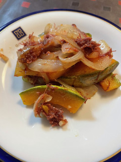 コンビーフ×かぼちゃの白ワイン炒め-レシピのメイン写真