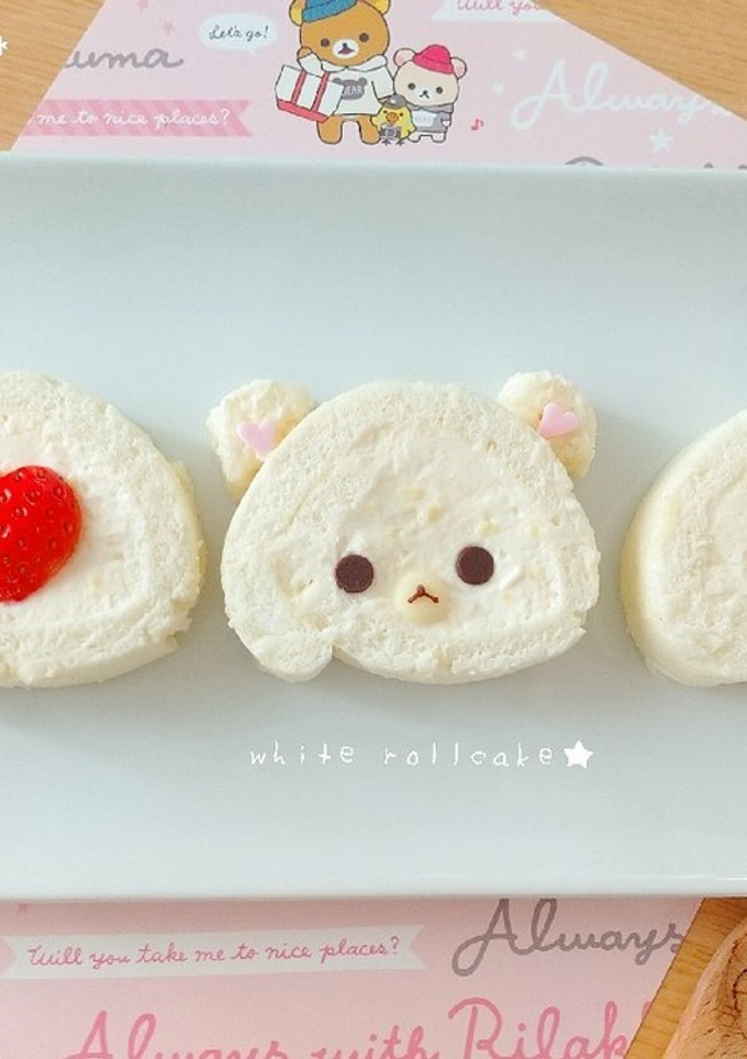ちょこっと苺でハート＆クマちゃんデコ-レシピのメイン写真